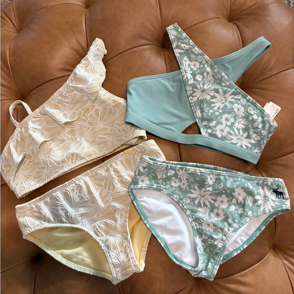 Bundle of two Abercrombie kids swimsuits